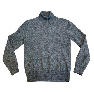 TOPMAN gray knit long sleeve turtleneck sweater Sz M